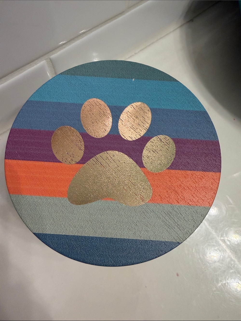 Sand + Paws Autumn Harvest Pet Odor Neutralizing Candle - Blue & Orange Lid - Picture 3 of 5